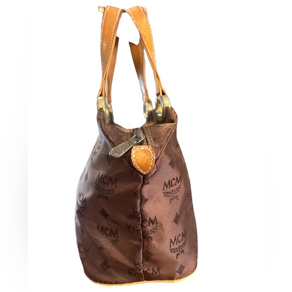 MCM Brown Satchel Bag - Picture 5 of 10